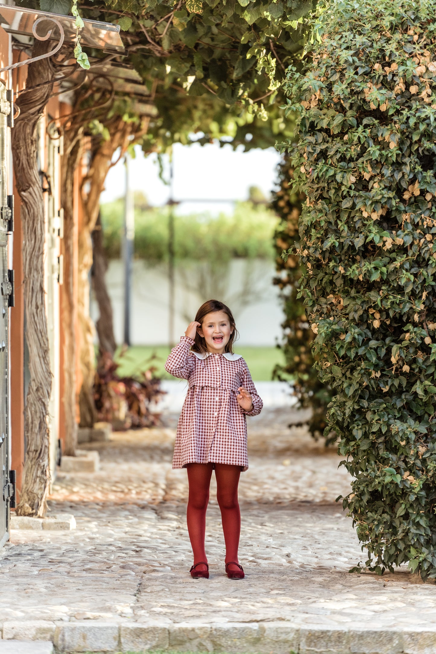 Vestido vichy Cherry