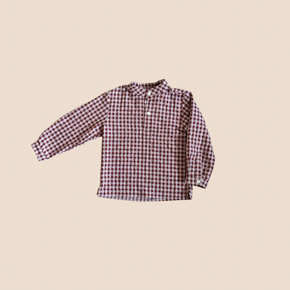 Polera vichy Cherry