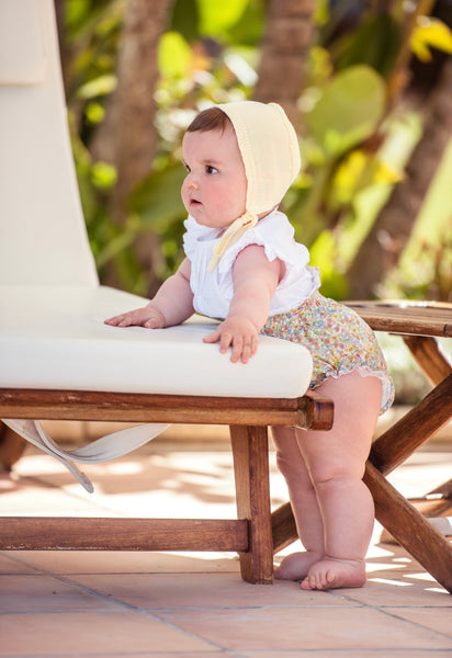 Flexible Revisión petróleo Culote fruncido bebe – Mabloo Baby